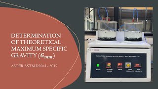 Theoretical Maximum Specific Gravity (Gmm) of Asphalt Mixture