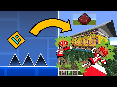 CraftyMasterman - Let's Make Geometry Dash in Minecraft with Redstone!