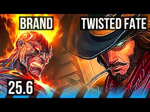 BRAND vs TWISTED FATE (MID) | KR Diamond | 25.6