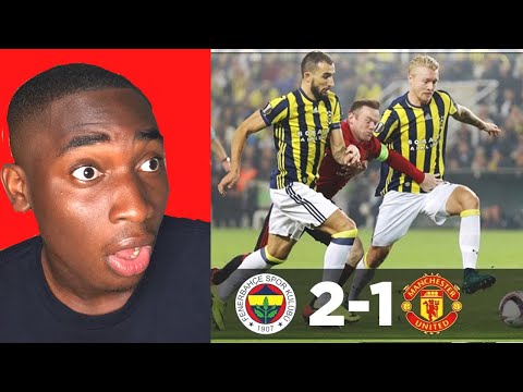 Football Fan Reacts To Fenerbahçe 2 - Manchester United 1 Game