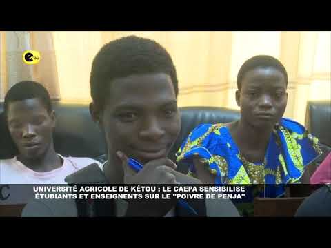 📍Université agricole de Kétou : le CAEPA sensibilise étudiants et enseignants sur le poivre de Penja