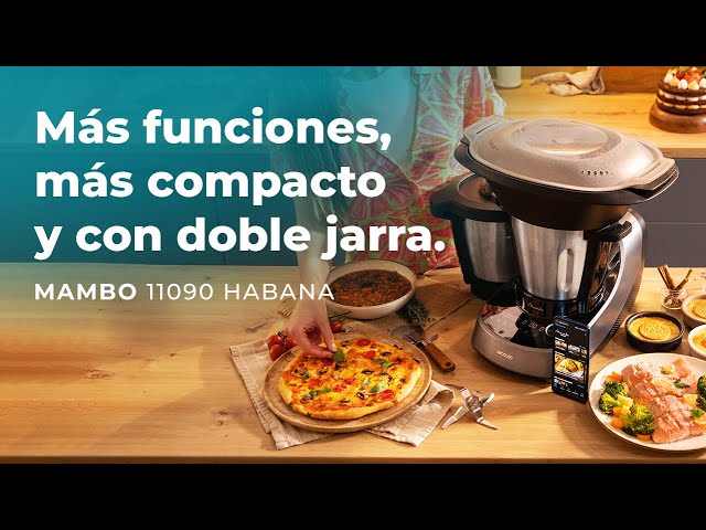 Robot da cucina Cecotec Mambo 11090 Habana 1600W 3.3L WiFi 37 Funzioni Jarra Inox e Habana video