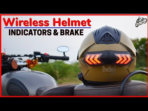 Wireless helmet indicator & brake light/ best riding gadget