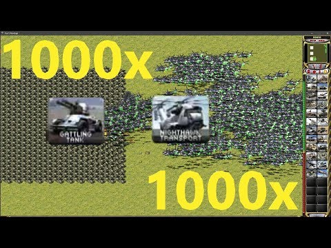 Gattling Tank " vs " Nighthawk (fly-by) - RedAlert 2