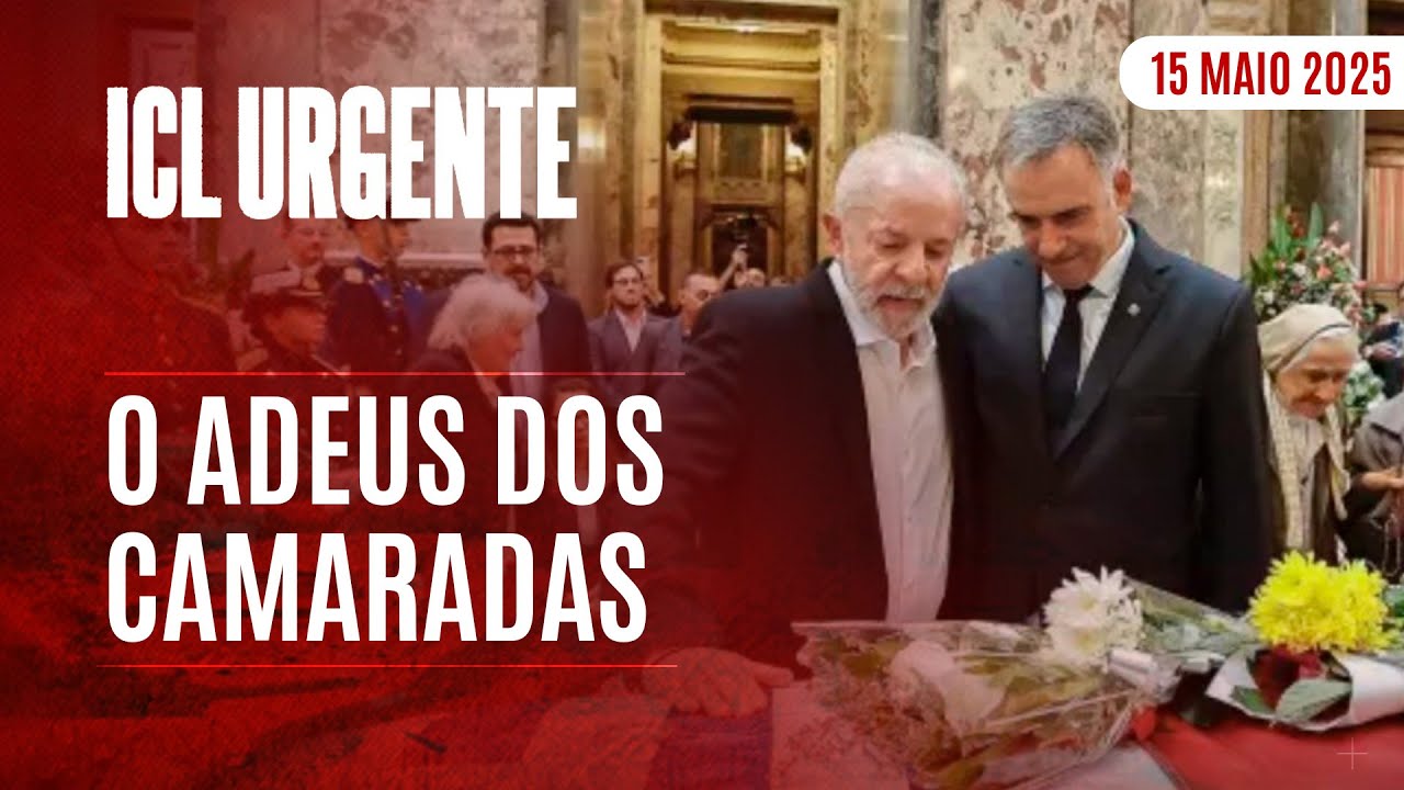 ICL URGENTE  - 15/05/25 - LULA E BORIC SE ENCONTRAM NA DESPEDIDA DE PEPE MUJICA