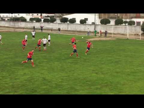 Golazo de Miguel Ángel Tiveros (1-0 min. 15) Atlético Pueblonuevo 1 - UP Plasencia 0 (12-02-17)
