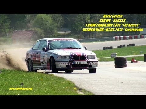 Rafał Szebla - E36 M3 S50B32 - I BMW TRACK DAY 2014 "Tor Kielce" BEEMKA-KLUB 01.05.2014 - treningowe