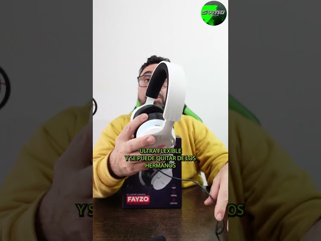 Vídeo relacionado con GXTrust 490W Fayzo Cascos Gaming USB 7.1 Sonido Envolvente, Drivers 50mm, 35% Plástico Reciclado, Micrófono con Cancelación de Ruido, RGB Auriculares con Cable Over-Ear PC PS5 - Blanco