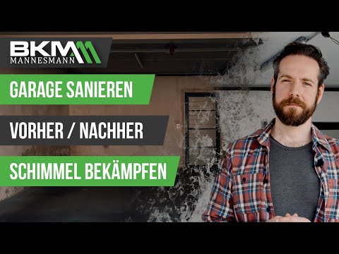 WÄNDE TROCKEN LEGEN | Schimmel entfernen / Feuchten Boden beschichten | BKM.MANNESMANN