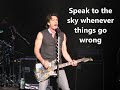 Rick Springfield  Speak to the sky (with lyrics)