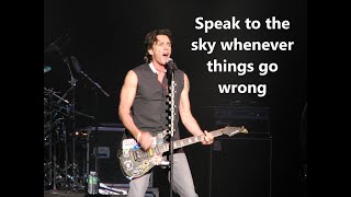 Rick Springfield  Speak to the sky (with lyrics)