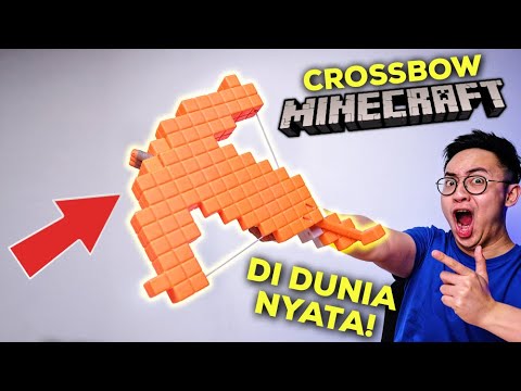 Medy Renaldy -  THIS IS A MINECRAFT CROSSBOW IN THE REAL WORLD!  |  NERF MINECRAFT PILLAGER'S CROSSBOW UNBOXING & REVIEW