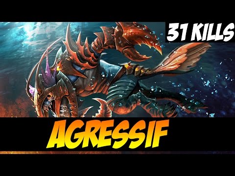 Agressif 8000MMR Plays Slark WITH 31 KILLS - Dota 2
