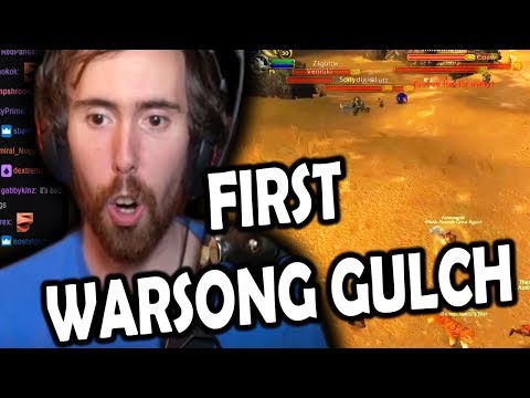 Asmongold's First Warsong Gulch Match In Classic WoW Beta