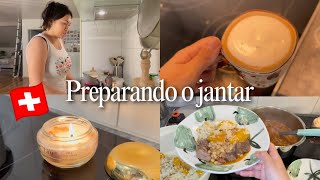 Vlog Rotina Matinal e Preparando Jantarzinho típico Brasileiro 😍