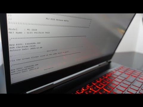 MSI GL65 9SC How to update your Bios