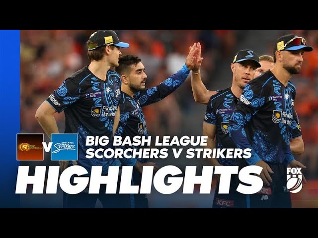 Perth Scorchers vs. Adelaide Strikers | Full Match Highlights | Fox Cricket