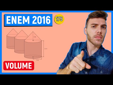🛑175 Enem 2016 - VOLUME -  Em regiões agrícolas, é comum a presença de silos para armazenamento e