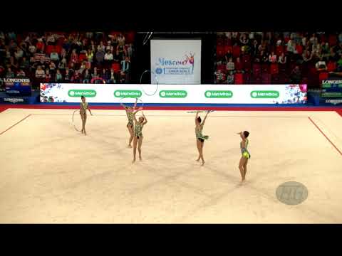 Uzbekistan (UZB) - 2019 Rhythmic Junior Worlds, Moscow (RUS) - Qualifications 5 Hoops