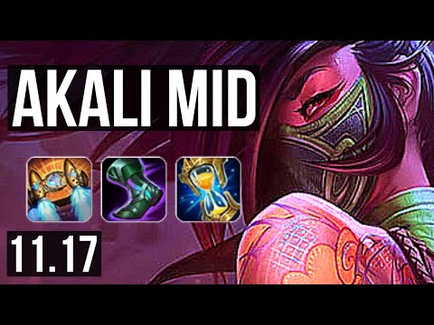 AKALI vs VIKTOR (MID) | 20/2/7, Legendary, 500+ games | NA Master | v11.17