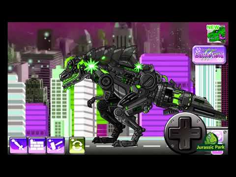 Learn to assemble the colorful t - rex of the dinosaur robot army