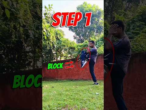 🥋 Block + Heel Kick | Simple Self-Defense Combo 🔥 #shorts