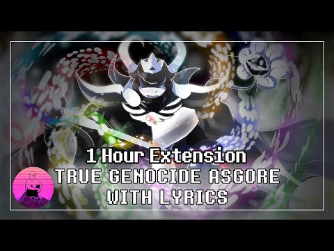 True Genocide Asgore With Lyrics (One Hour) | Undertale