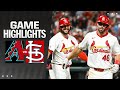D-backs vs. Cardinals Game Highlights (4/22/24) | MLB Highlights