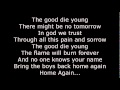 Scorpions-The good Die Young Lyrics 