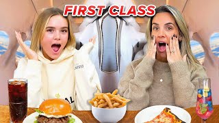 First Time Flying FIRST CLASS! *New York Girls Trip*