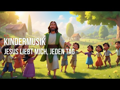 Jesus liebt mich, jeden Tag | Christliches Kinderlied zum Mitsingen ❤️🎶