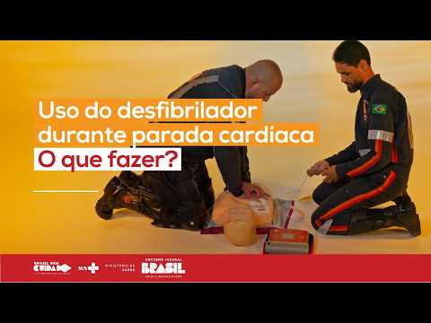 SAMU 192: Como usar um desfibrilador em caso de parada cardíaca?