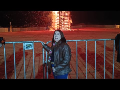 FESTA DE SÃO JOÃO BATISTA INGAI MINAS GERAIS  …fogueira 45 metros de altura 