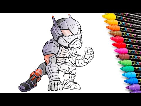Ant-Man Coloring Page | Marvel Antman Coloring Book [NSC]