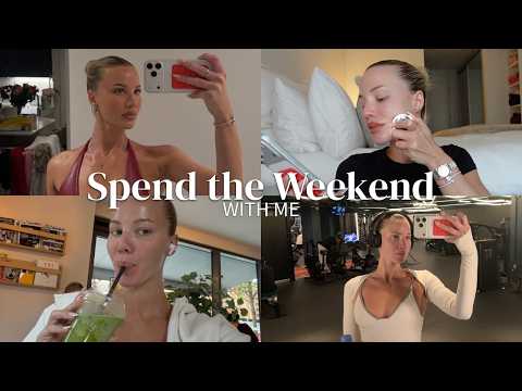 Spend the weekend with me 🤍 - Slow mornings, celebrations & skincare secrets