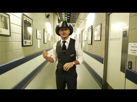 Tim McGraw - Backstage at O2 Arena!