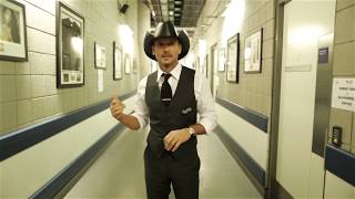 Tim McGraw - Backstage at O2 Arena!