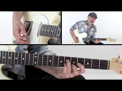 🎸 Two Guitar Blues Grooves - I've Got the Key Part 2 Breakdown - Jeff McErlain