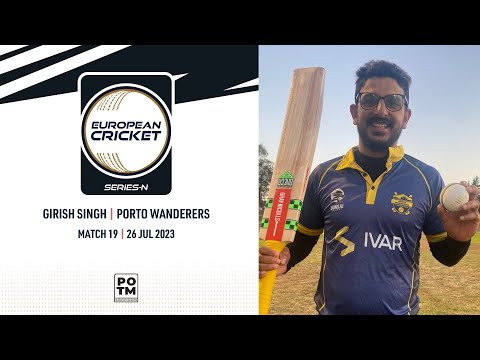 POTM : G.Singh - PW vs LCA | Highlights | ECSN Portugal | 26 July 2023 | ECSN23.081