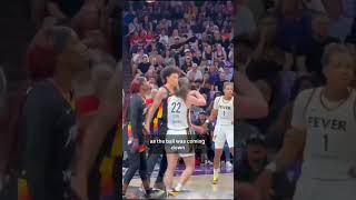 Indiana Fever vs Phoenix Mercury: Caitlin Clark saves ball from hitting her opponent Kahleah Cooper