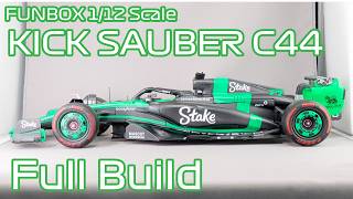 【プラモデル】FUNBOX 1/12 Stake F1 TEAM キックザウバー C44 フルビルド【タケチャンネルのカーモデル制作】