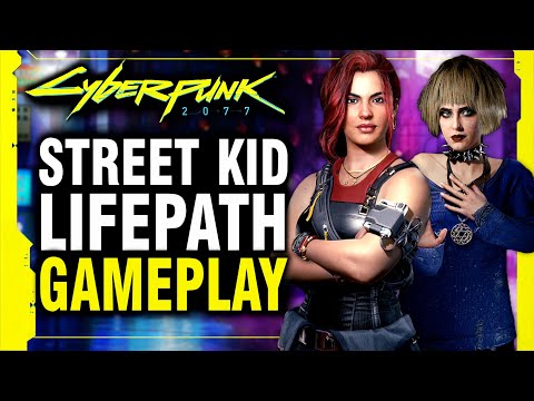 Cyberpunk 2077 - Street Kid Lifepath Full Intro Gameplay!