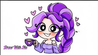 How to Draw Lily Love Braids Tea Party | POPPYPLAYTIME Chapter 5 | Step by Step