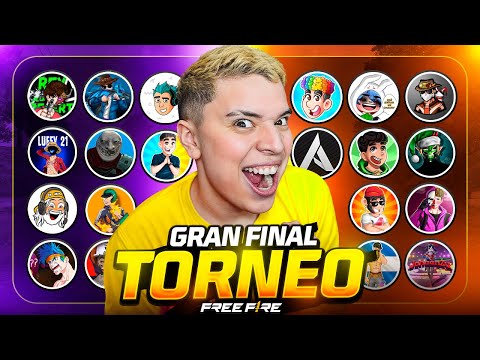 FINAL : TORNEO DE YOUTUBERS DE FREE FIRE 🔥8VO ANIVERSARIO🔥 TINCA - CUÑADO - SMOOKE - TRIPPIE - JACO