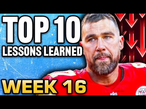 Top 10 Takeaways You NEED to Know BEFORE Week 16 (PLAYOFFS)