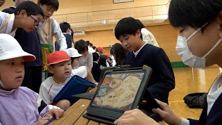 1月20日【びわ湖放送ニュース】草津市の小学生が外国の文化や魅力を英語で紹介「常盤万博」
