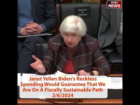 Yellen: Biden Spending Guarantee Fiscally Sustainable; KJP: Biden VETO Funding Package