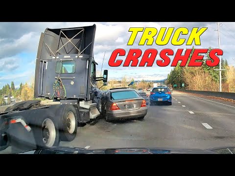 BEST OF SEMI-TRUCK CRASHES | Road Rage, Hit and run, Brake checks | COMPILATION 2025