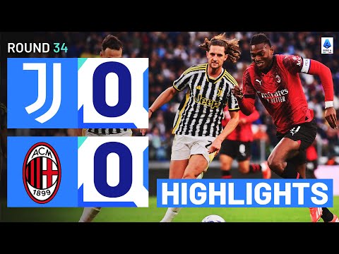 JUVENTUS-MILAN 0-0 | HIGHLIGHTS | The spoils are shared in Turin | Serie A 2023/24