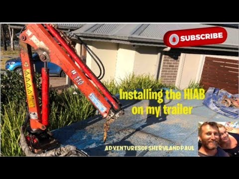 EP26 Installing the HIAB (crane) on the trailer